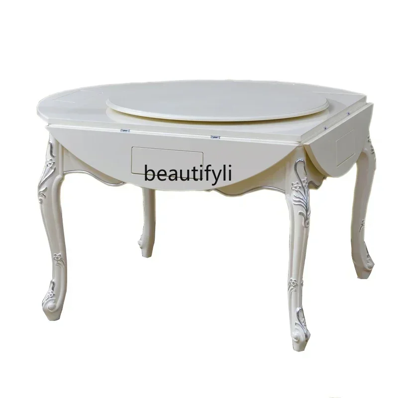 Chinese Style Solid Wood Mahjong Table Rubber Wood Dual-Use Dining Table with Automatic Household Mahjong Machine 
Chinese Style Solid Wood Mahjong Table Rubber Wood Dual-Use Dining Table with Automatic Household Mahjong Machine