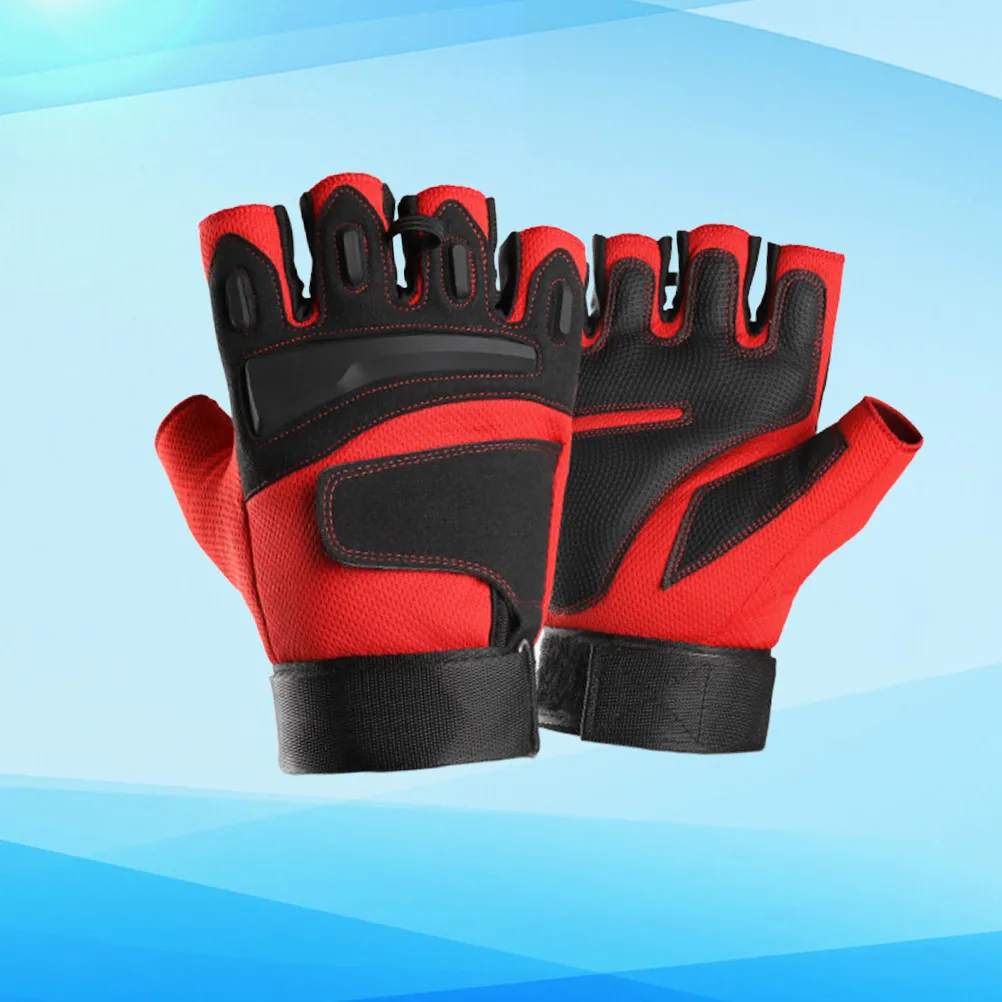 Пара фитнес-перчаток без пальцев, дышащие, из эластичной ткани, с утолщенной противоскользящей ладонью, амортизирующие, для горного туризма
Пара фитнес-перчаток без пальцев, дышащие, из эластичной ткани, с утолщенной противоскользящей ладонью, амортизирующие, для горного туризма