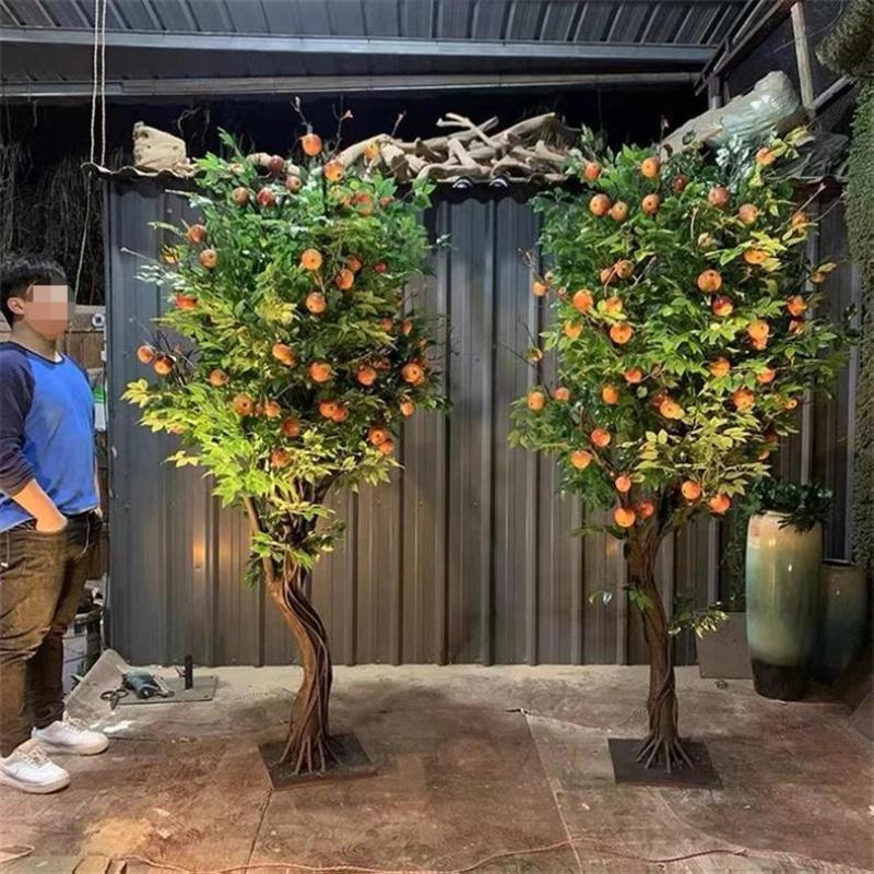 fake fruit tree apple orange persimmon pomegranate banana peach tree shopping mall supermarket live room landscape decoration
fake fruit tree apple orange persimmon pomegranate banana peach tree shopping mall supermarket live room landscape decoration