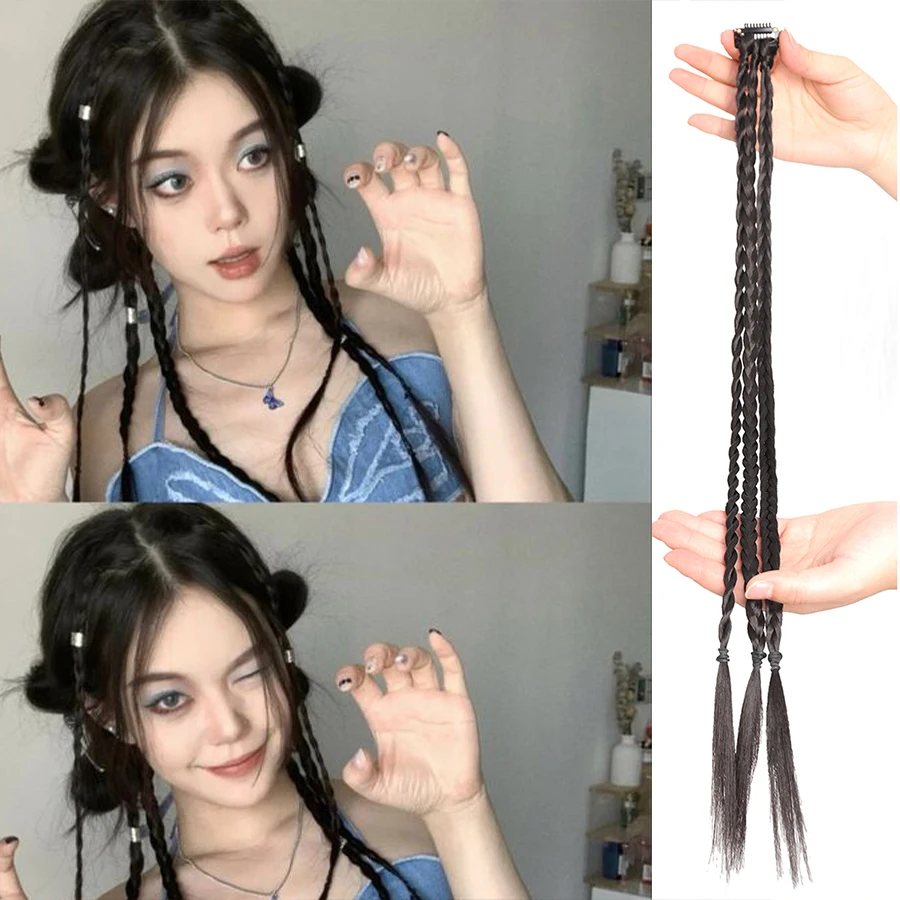 22 Inch High Temperature Synthetic Fiber Braid Wig Women Dreadlock Hair Clip 1PCS
22 Inch High Temperature Synthetic Fiber Braid Wig Women Dreadlock Hair Clip 1PCS