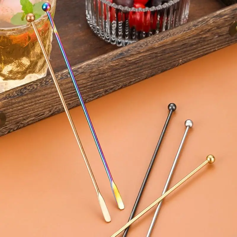 Прочная, можно мыть в посудомоечной машине, палочка для перемешивания коктейлей, нержавеющая сталь 304, устойчивая к коррозии, и