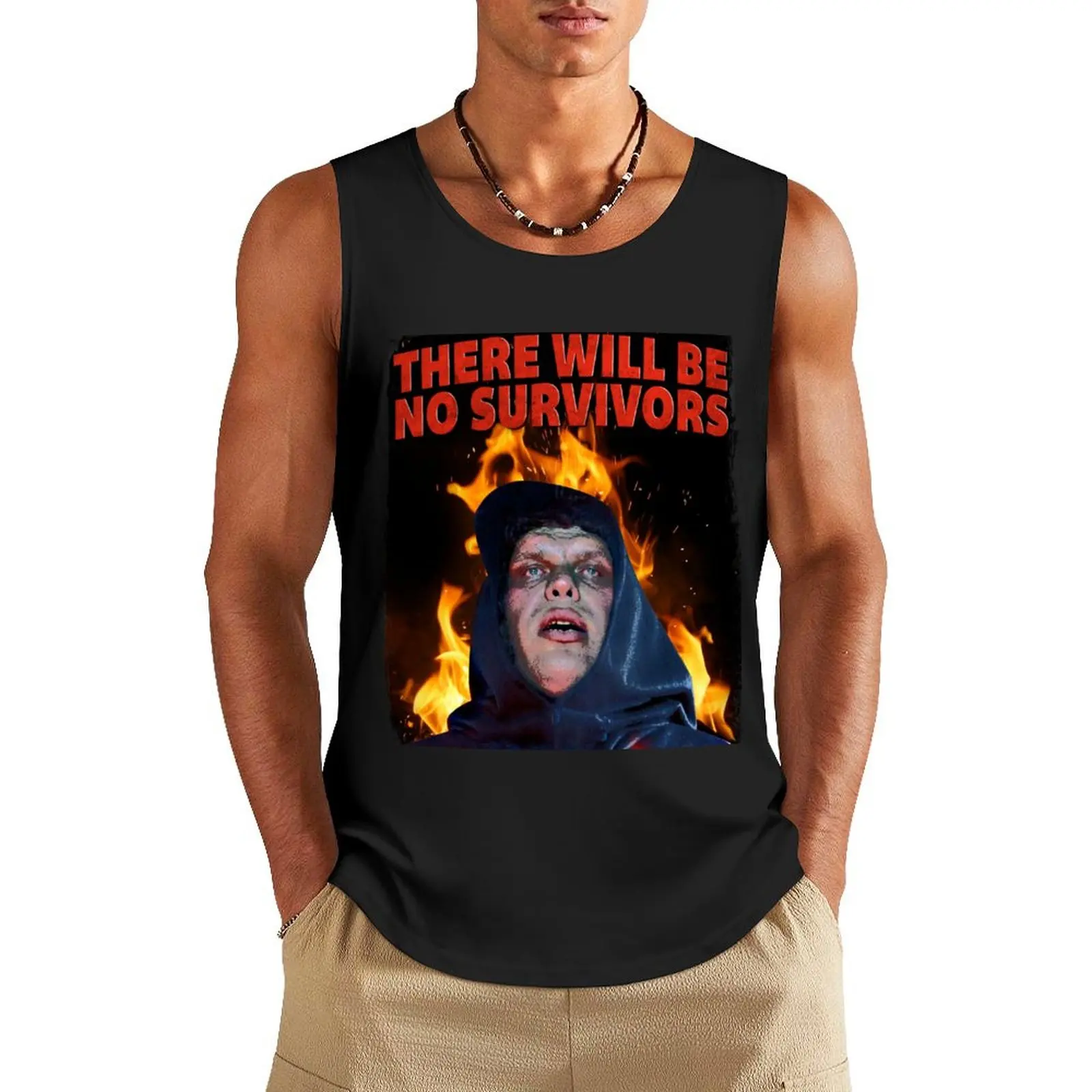 There Will Be No Survivors Tank Top gym clothes man fitness Men's summer t-shirt
There Will Be No Survivors Tank Top gym clothes man fitness Men's summer t-shirt