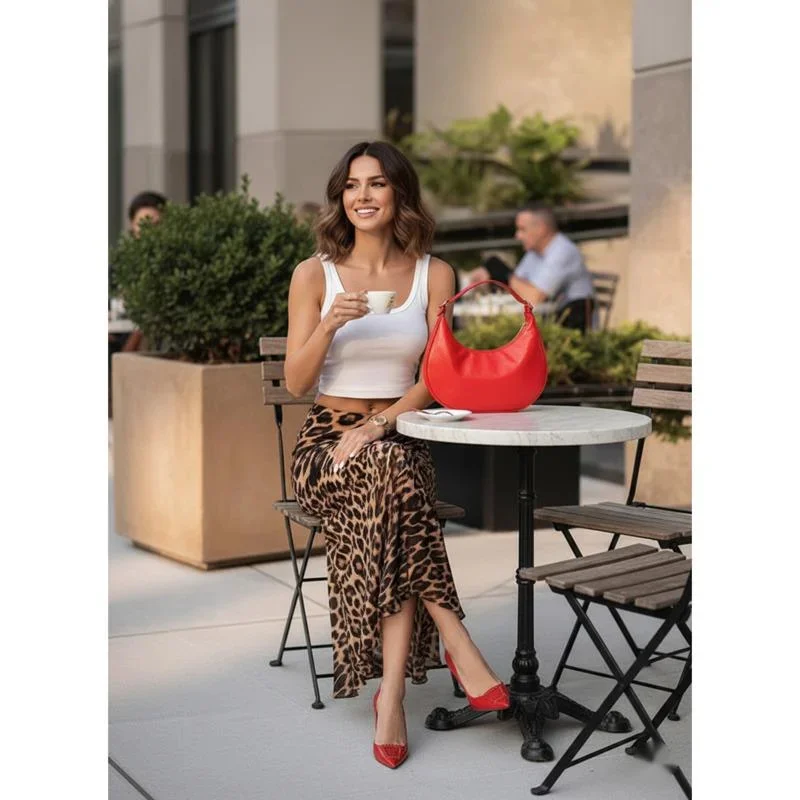 High Waist Leopard Print Long Skirt Women Summer Chiffon Fabric Fishtail Maxi Skirt Sexy Casual Fashion For Holiday Daily Wear
High Waist Leopard Print Long Skirt Women Summer Chiffon Fabric Fishtail Maxi Skirt Sexy Casual Fashion For Holiday Daily Wear