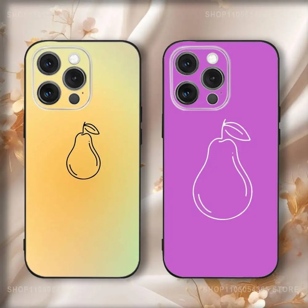 Colorful Pear Phone Case For iPhone16,15,14,13,12,11,Pro,Max,Plus,X,XS,SE4,E,Mini,Soft Black Case
Colorful Pear Phone Case For iPhone16,15,14,13,12,11,Pro,Max,Plus,X,XS,SE4,E,Mini,Soft Black Case