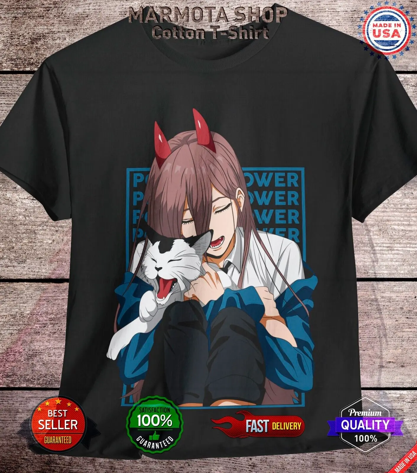 Power Waifu Ecchi Shirt Chainsaw Man Anime Tee T-Shirt Sexy Makima Kawaii Devil
Power Waifu Ecchi Shirt Chainsaw Man Anime Tee T-Shirt Sexy Makima Kawaii Devil