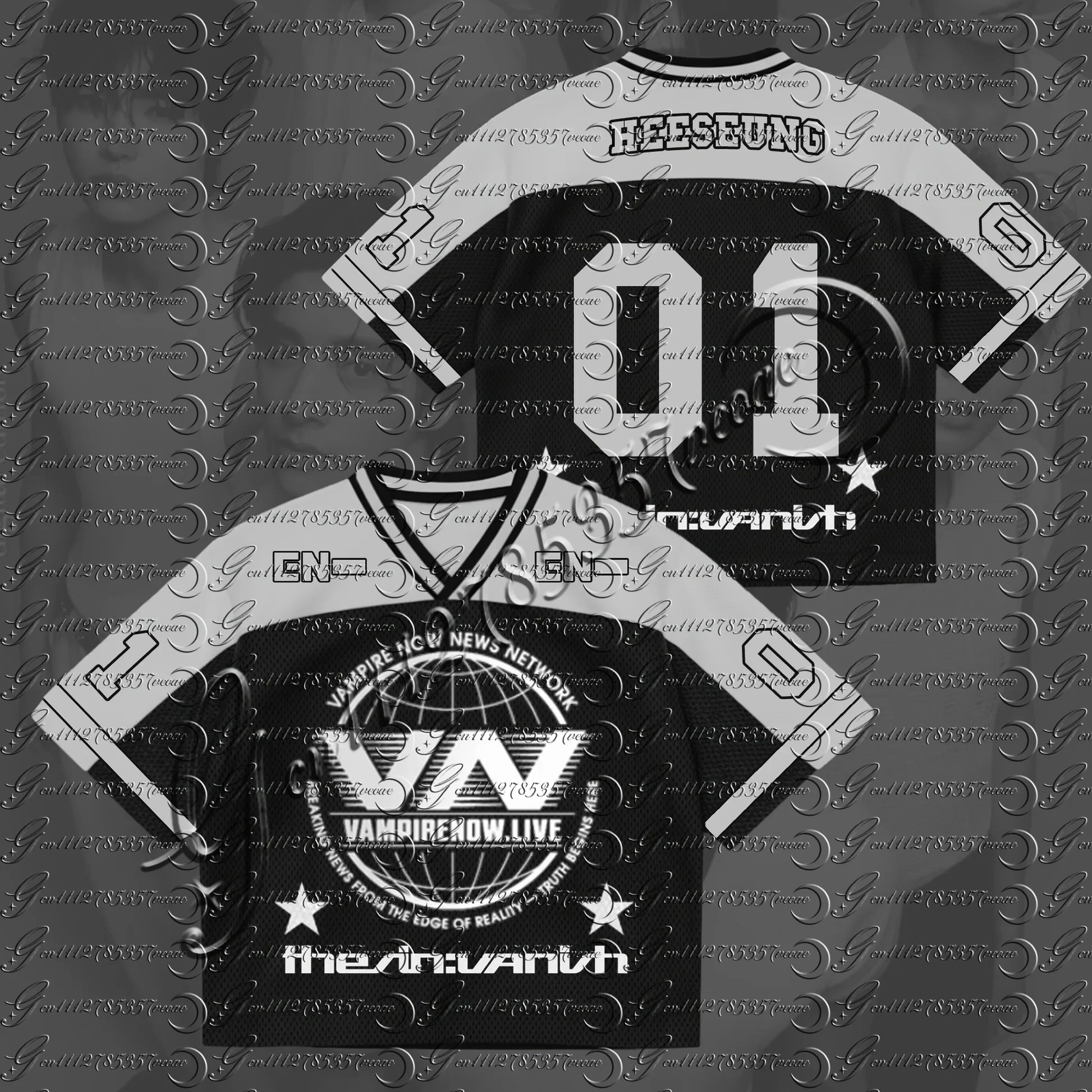 Custom American Football Jersey Black White Y2K Streetwear Tee Personalized Name Number ENHYPEN Fans Sport Shirt
Custom American Football Jersey Black White Y2K Streetwear Tee Personalized Name Number ENHYPEN Fans Sport Shirt