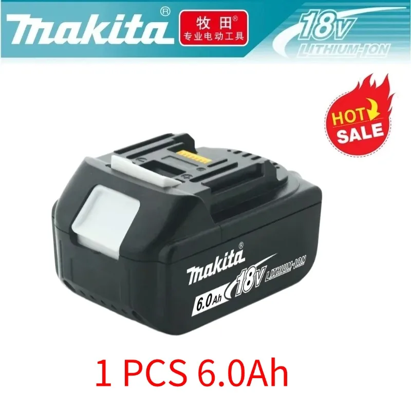 18V Makita 100% original 6000mAh lithium-ion battery DC18RF BL1860 BL1830 BL1450BL1440 DC18RC charging tool battery 6.0Ah
18V Makita 100% original 6000mAh lithium-ion battery DC18RF BL1860 BL1830 BL1450BL1440 DC18RC charging tool battery 6.0Ah