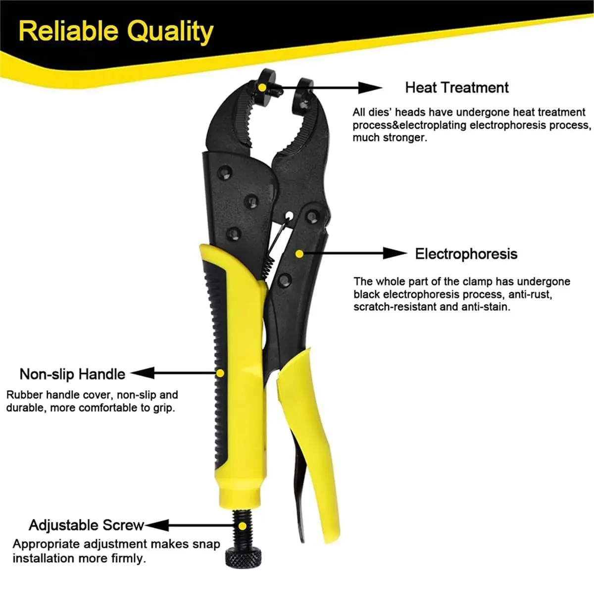 Sep.HOT~Heavy Duty Snap Fastener Tool Kit with 25 Sets Snaps, Snap Setter Pliers for Boat Covers, Canvas, Tarps & DIY Repair
Sep.HOT~Heavy Duty Snap Fastener Tool Kit with 25 Sets Snaps, Snap Setter Pliers for Boat Covers, Canvas, Tarps & DIY Repair