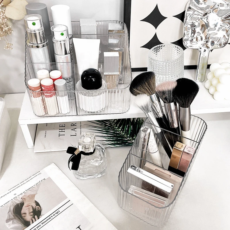 Desktop Five Grid Storage Box, Transparent Trapezoidal Acrylic Dressing Table, Household Lipstick And Cosmetics Sorting Box
Desktop Five Grid Storage Box, Transparent Trapezoidal Acrylic Dressing Table, Household Lipstick And Cosmetics Sorting Box