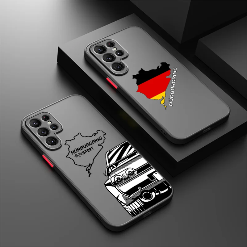 Nurburgring Sport Racing track For Samsung S24 S23 S22 S21 S20 FE S10 Note 20 Ultra Plus Lite Pro Frosted Translucent Phone Case
Nurburgring Sport Racing track For Samsung S24 S23 S22 S21 S20 FE S10 Note 20 Ultra Plus Lite Pro Frosted Translucent Phone Case