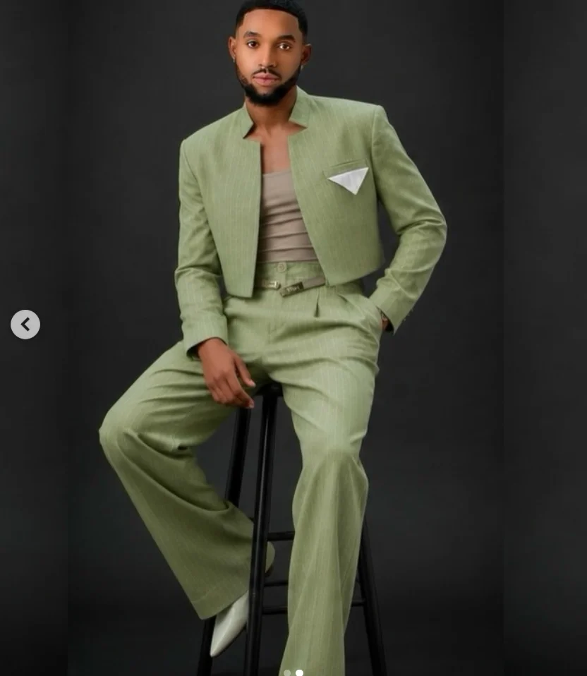Spring Green Men Suits Pants Set 2 Pcs Short Blazer+Trousers Cotton Wedding Tuxedos Jacket Formal Office Coat Outfit
Spring Green Men Suits Pants Set 2 Pcs Short Blazer+Trousers Cotton Wedding Tuxedos Jacket Formal Office Coat Outfit