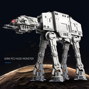 UCS 육상 수송 전투 로봇 세트, MOC 빌딩 블록 브릭 스타 모델 장난감 세트, 어린이 세계 크리스마스 선물, 6096 개