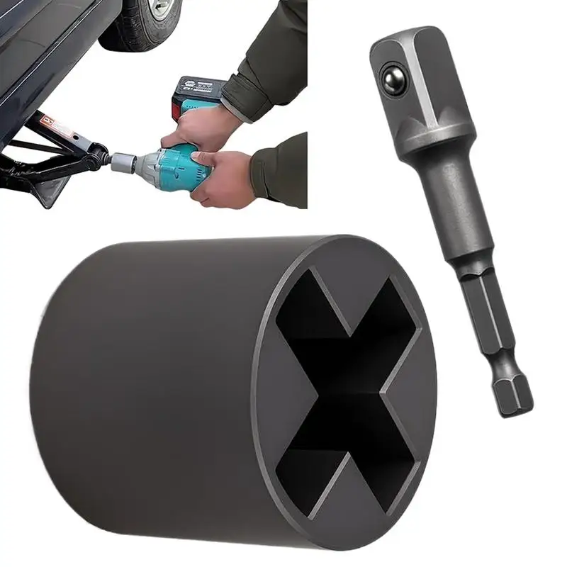 Scissor Jack Socket Adapter RV Jack Socket Drill Adapter Steel Attachment Stabilizer For Camping Setup RV Home Garage RV
Scissor Jack Socket Adapter RV Jack Socket Drill Adapter Steel Attachment Stabilizer For Camping Setup RV Home Garage RV