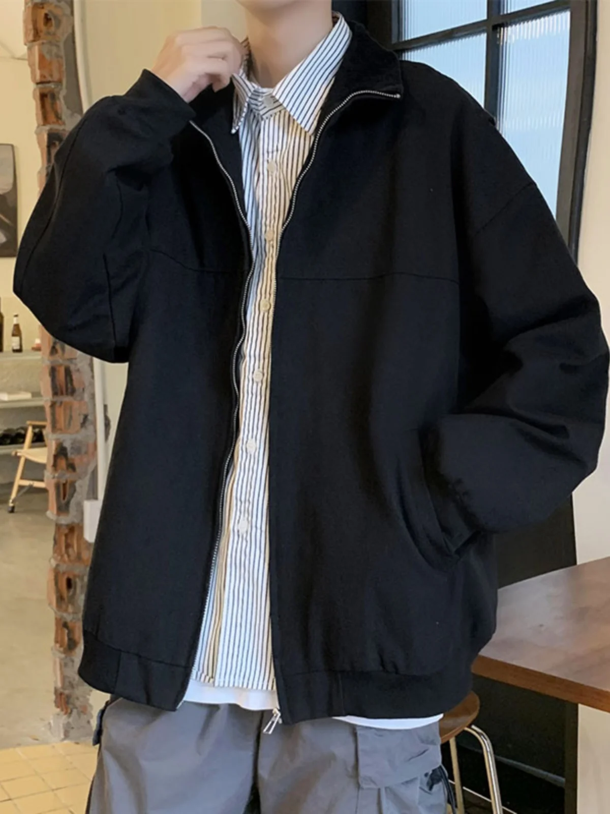 Spring Autumn Pure Color Men's Casual Sports Jaet Youth Versatile BF Sle Windproof Travel Ready Long Sve Zipper Closure
Spring Autumn Pure Color Men's Casual Sports Jaet Youth Versatile BF Sle Windproof Travel Ready Long Sve Zipper Closure