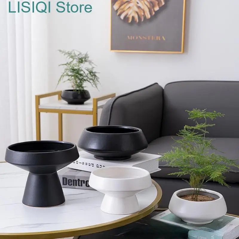 New Ceramic Vase White Round Flower Pot Hydroponic Flower Arrangement Accessories Pot Container Decoration Flower Vases
New Ceramic Vase White Round Flower Pot Hydroponic Flower Arrangement Accessories Pot Container Decoration Flower Vases