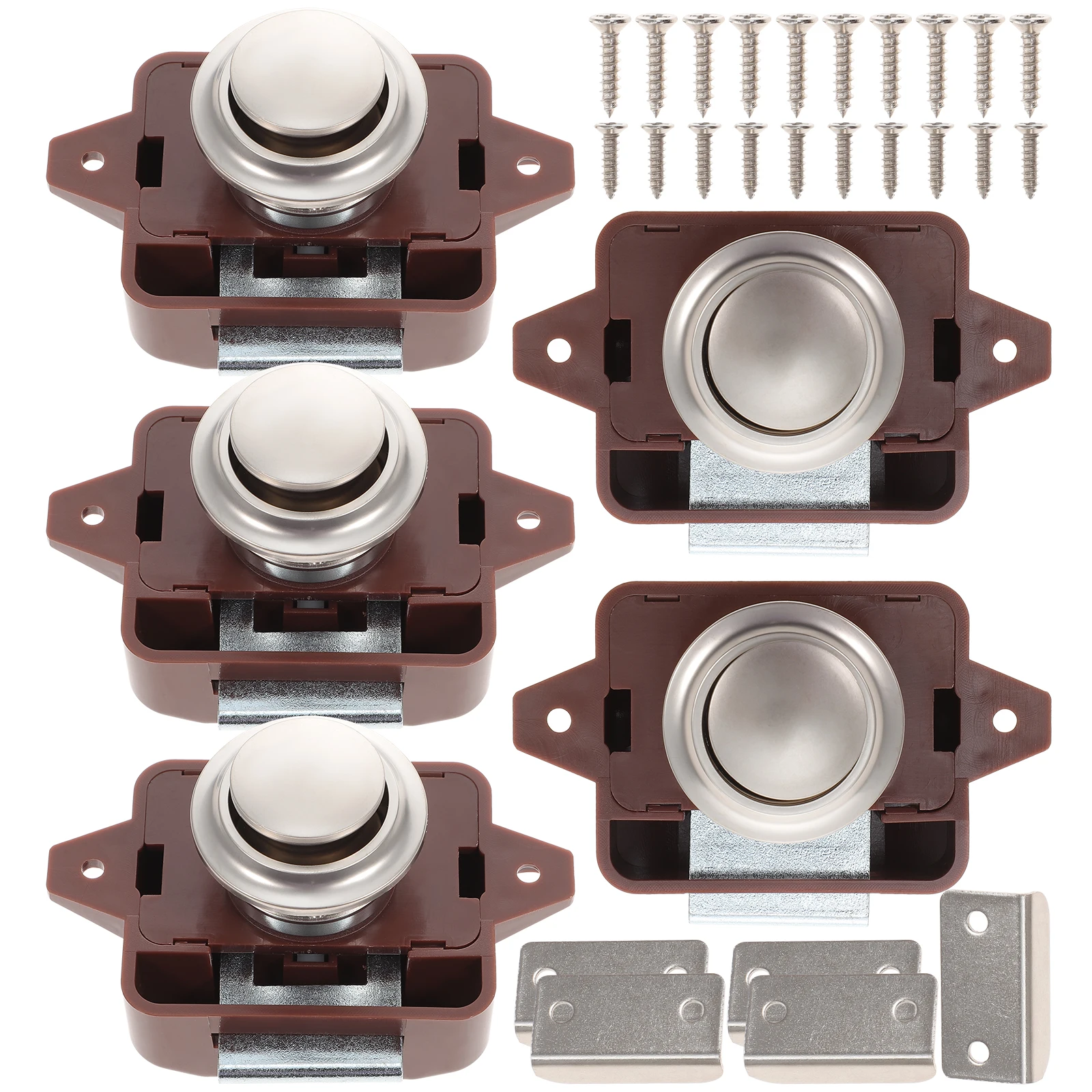 5pcs Keyless Push Button Zinc Alloy Cabinet Door For Rvs Yacht Cupboard Drawer Latch Keyless Door Catch Lock Cupboard Latch
5pcs Keyless Push Button Zinc Alloy Cabinet Door For Rvs Yacht Cupboard Drawer Latch Keyless Door Catch Lock Cupboard Latch