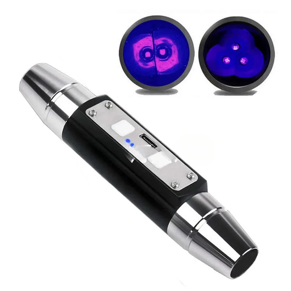 Longwave & Shortwave UV Lamps 254nm 365nm 395nm Minerals Phosphor Detector UVA UVC Blacklight LED Flashlight with ZWB3 Filter
Longwave & Shortwave UV Lamps 254nm 365nm 395nm Minerals Phosphor Detector UVA UVC Blacklight LED Flashlight with ZWB3 Filter