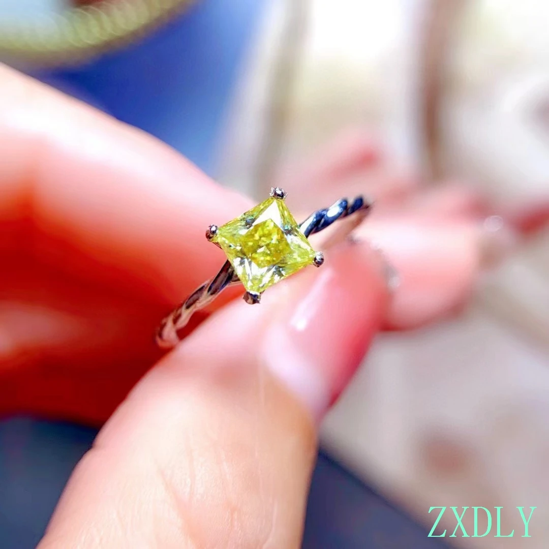 Newest Yellow Moissanite Ring Real 925 Sterling Silver Fine Jewelry Shiny Lab Gemstone for Women Engagement Ring Gift
Newest Yellow Moissanite Ring Real 925 Sterling Silver Fine Jewelry Shiny Lab Gemstone for Women Engagement Ring Gift