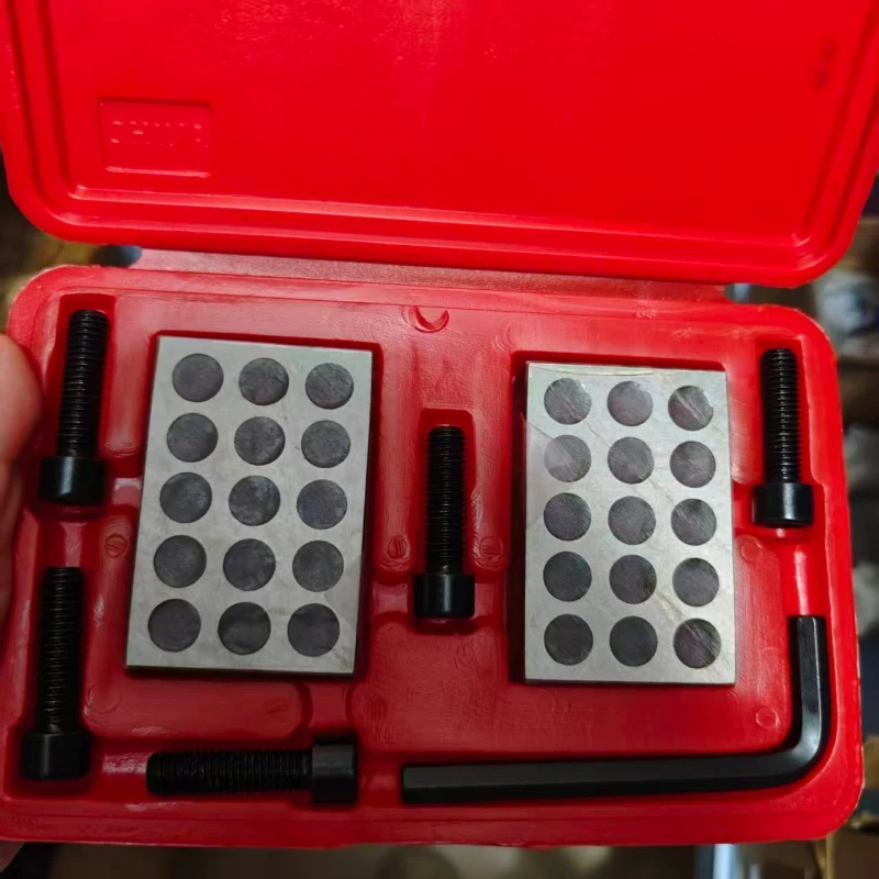 23 Holes 1-2-3" Precision Steel Parallel Block Set, 25-50-75mm Clamping Blocks with Screws
23 Holes 1-2-3" Precision Steel Parallel Block Set, 25-50-75mm Clamping Blocks with Screws