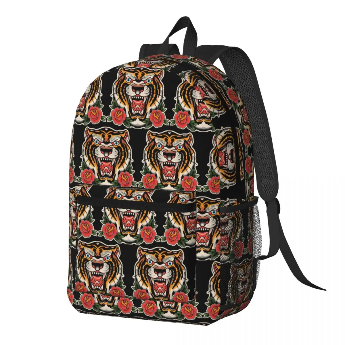 Retro Traditional Tattoo Cartoon Tiger Backpack Daypack Large Capacity Children BookBag School Bag Shoulder Bags for Men Women
Retro Traditional Tattoo Cartoon Tiger Backpack Daypack Large Capacity Children BookBag School Bag Shoulder Bags for Men Women