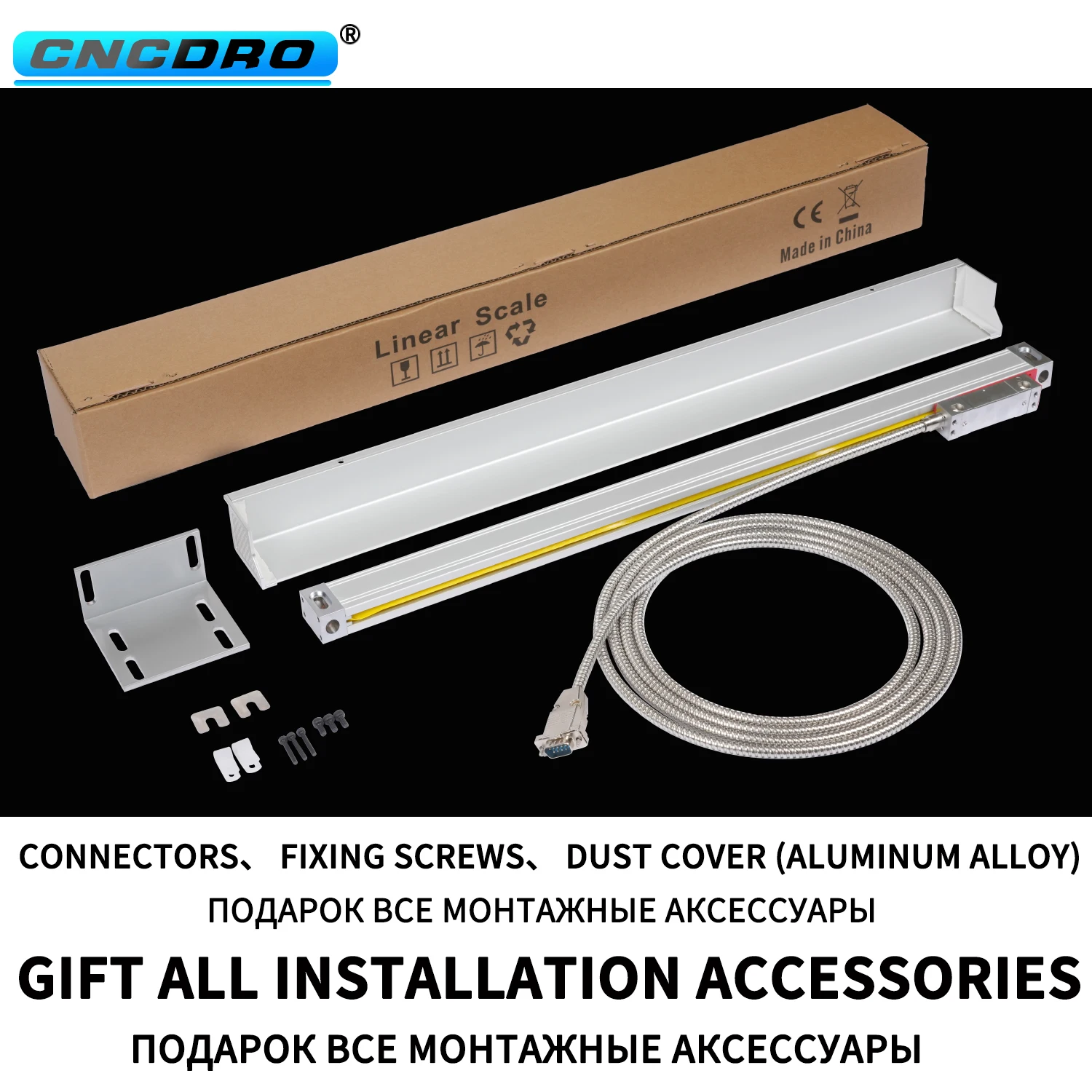 KA Series Optical Ruler 100mm to 1000mm Measuring Length 0.5um 1um 5um Accuracy Metal Working CNC Equipment Sensor Device Tool
KA Series Optical Ruler 100mm to 1000mm Measuring Length 0.5um 1um 5um Accuracy Metal Working CNC Equipment Sensor Device Tool