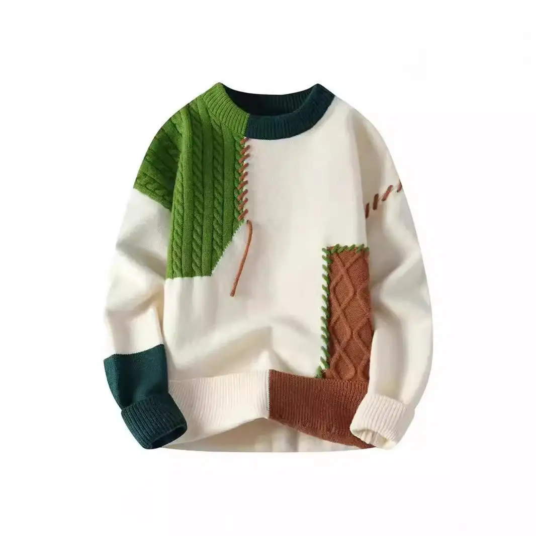 Casual round Neck Sweater Base Knit Fashion Urban Style for Men Easy Care Non-deformable Knitted Top for Youth in Winter
Casual round Neck Sweater Base Knit Fashion Urban Style for Men Easy Care Non-deformable Knitted Top for Youth in Winter