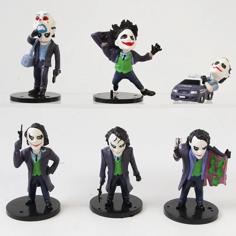 6 Pcs/Set Anime Figures Joker Model Cartoon Car Decoration Doll Desktop Ornaments Action Figures Model Toys Kids Christmas Gifts
6 Pcs/Set Anime Figures Joker Model Cartoon Car Decoration Doll Desktop Ornaments Action Figures Model Toys Kids Christmas Gifts