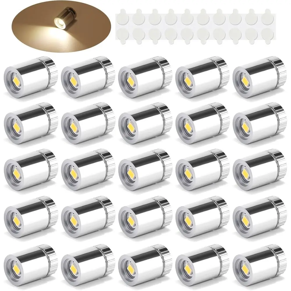 Battery-Powered LED Mini Spotlights for Art, Handicrafts, Toys, and Display Cases (Warm White)
Battery-Powered LED Mini Spotlights for Art, Handicrafts, Toys, and Display Cases (Warm White)