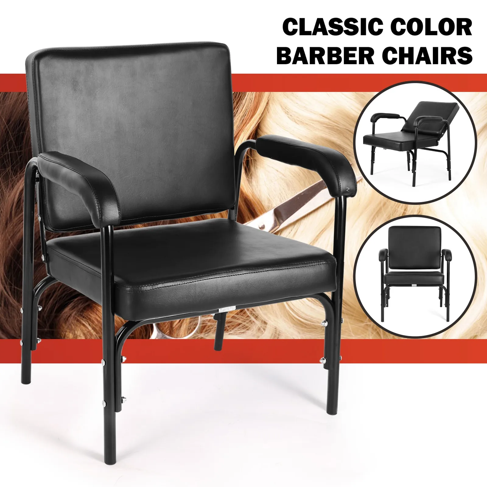 New Black Reclining Salon Barber Shampoo Chair Hair Styling Spa Beauty Equipment
New Black Reclining Salon Barber Shampoo Chair Hair Styling Spa Beauty Equipment