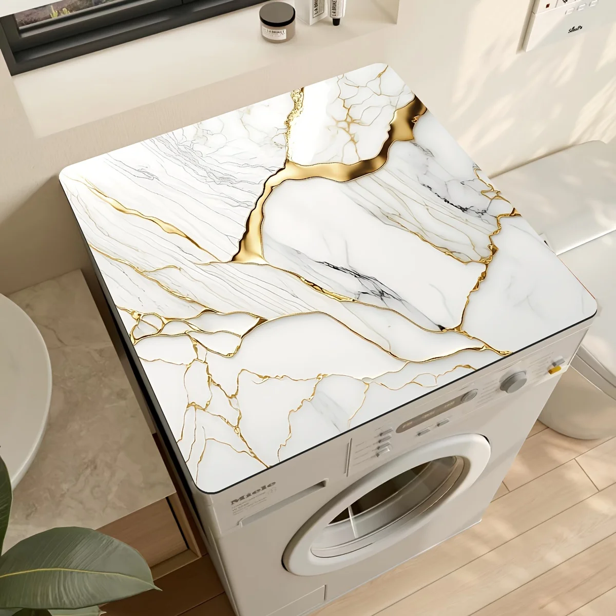 1 шт. черно-золотистый/бело-золотистый коврик для стиральной машины с мраморным узором, подходит для стиральных машин и сушилок
1 шт. черно-золотистый/бело-золотистый коврик для стиральной машины с мраморным узором, подходит для стиральных машин и сушилок