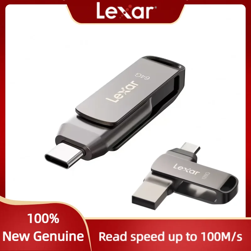 Lexar Original Jump Drive Dual Drive D400 USB 3.2 Type-C Type-A Flash Drive for Metal Housing Storage Expansion for PC
Lexar Original Jump Drive Dual Drive D400 USB 3.2 Type-C Type-A Flash Drive for Metal Housing Storage Expansion for PC