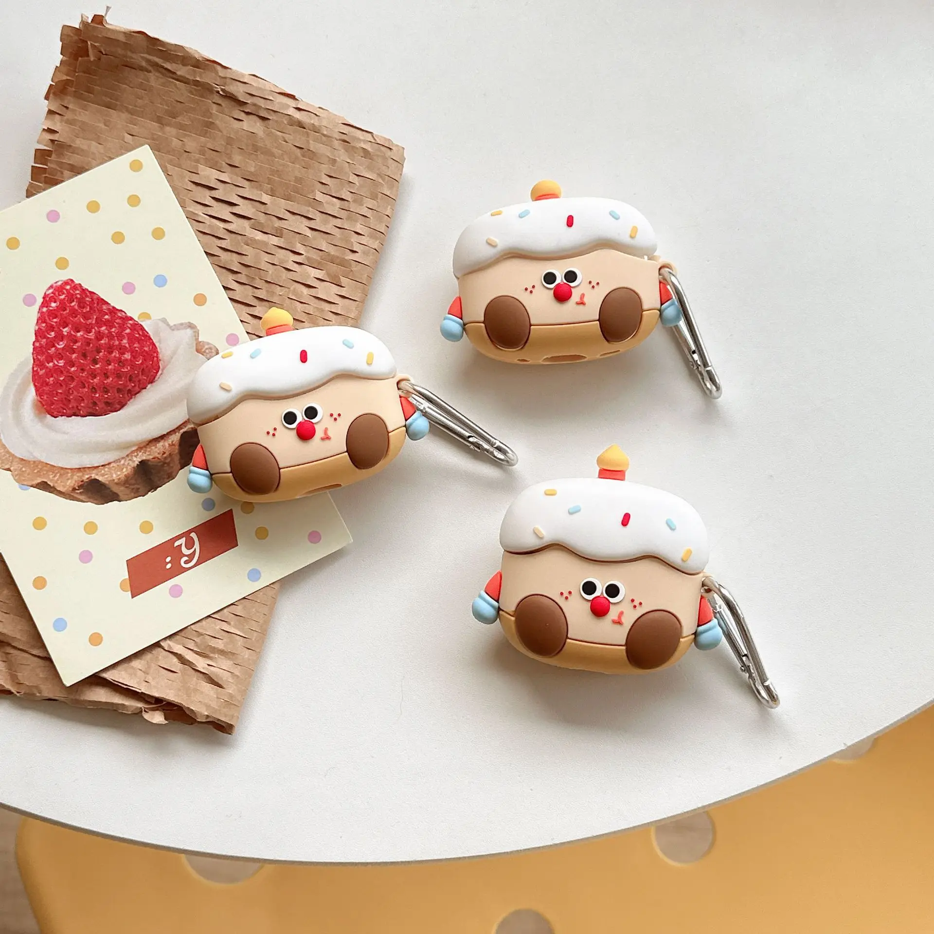 For Airpods Pro 2 Case,Cute 3D Toy Cake Case For Airpods 1/2 Case,Soft Silicone Protective Earphone Cover For Airpods 3 Case
For Airpods Pro 2 Case,Cute 3D Toy Cake Case For Airpods 1/2 Case,Soft Silicone Protective Earphone Cover For Airpods 3 Case