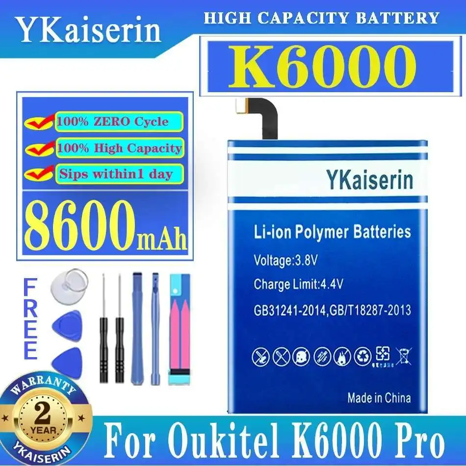 Для Oukitel K6000 K6000 Pro аккумулятор мобильного телефона 8600 мАч экологически чистый долговечный
Для Oukitel K6000 K6000 Pro аккумулятор мобильного телефона 8600 мАч экологически чистый долговечный