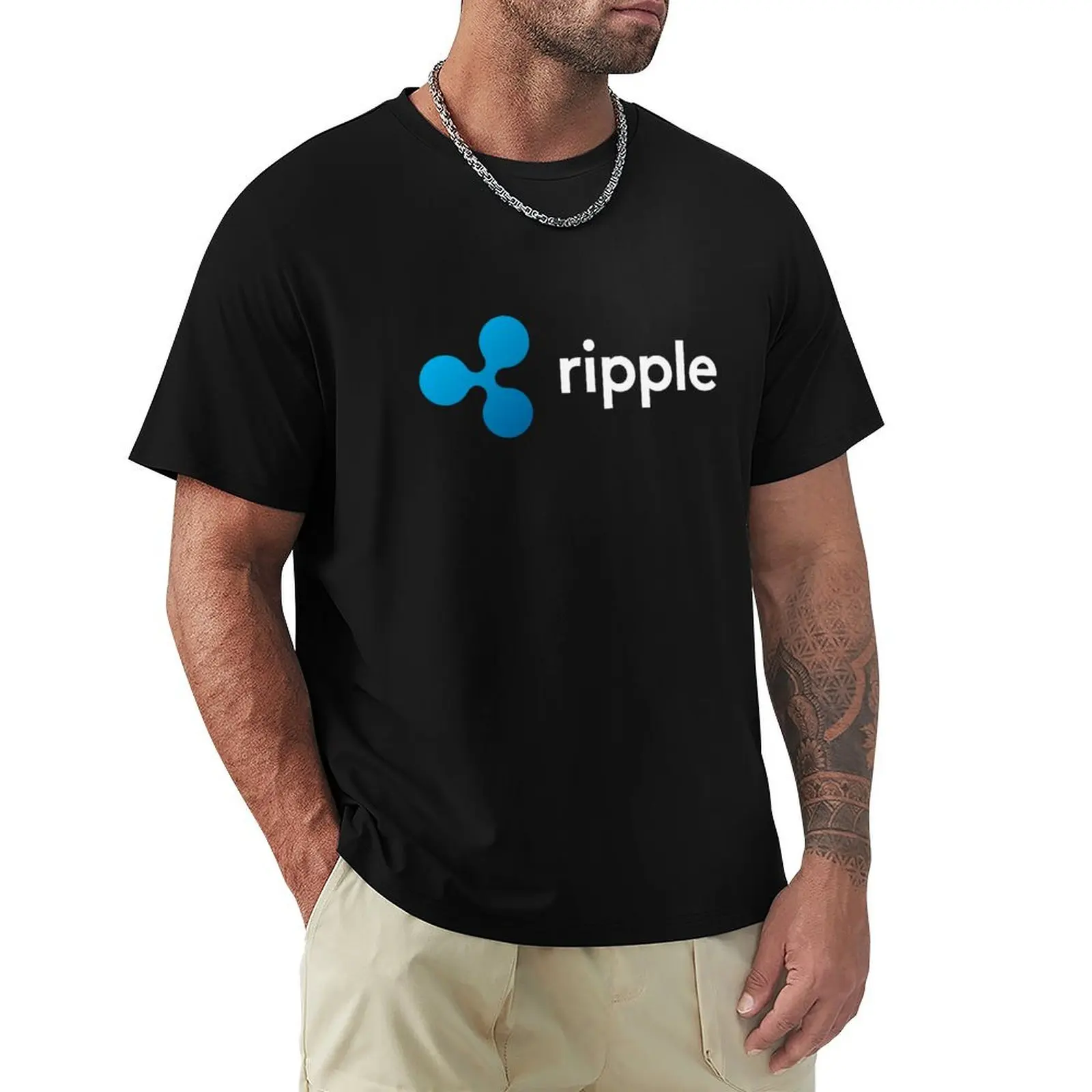 Ripple (XRP) LOGO Cryptocurrency T-Shirt cute clothes blue lock luxury designer plain t shirts men
Ripple (XRP) LOGO Cryptocurrency T-Shirt cute clothes blue lock luxury designer plain t shirts men