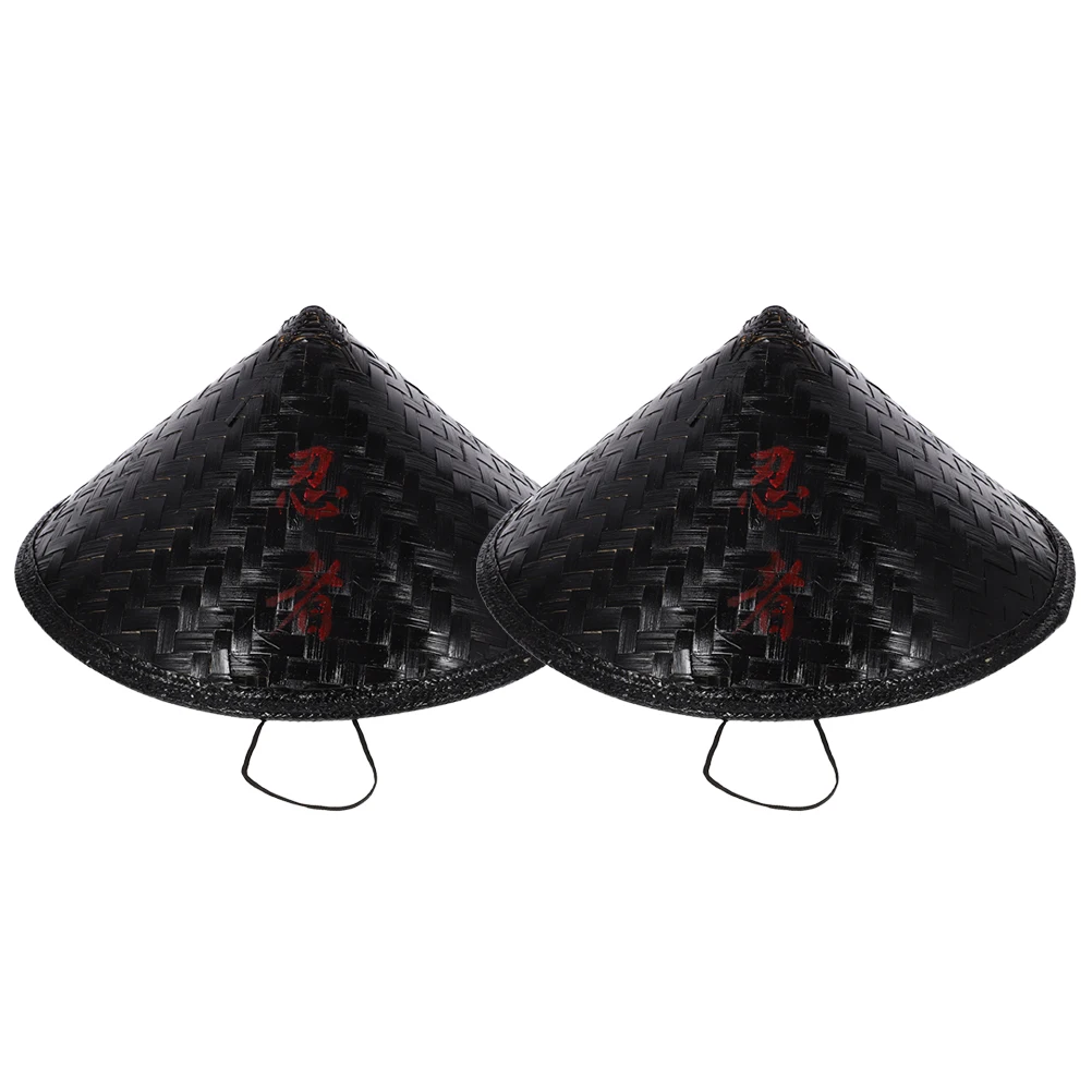 2pcs Bamboo Weaving Ninja Fashionable Sun For Party Cosplay Performance Japanese Style Cone Hat Adult Rice Hat Portable Outdoor
2pcs Bamboo Weaving Ninja Fashionable Sun For Party Cosplay Performance Japanese Style Cone Hat Adult Rice Hat Portable Outdoor