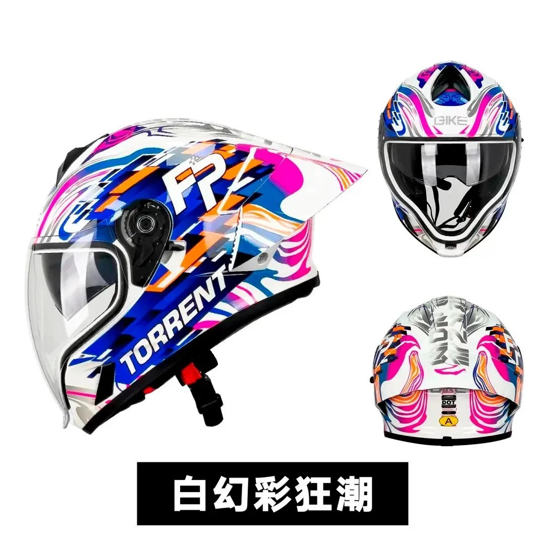 KEVN Full Face Motorcycle Helmet with Large Spoiler All Season Motorbike Riding Safety Helmet Cool Design for Men Women
KEVN Full Face Motorcycle Helmet with Large Spoiler All Season Motorbike Riding Safety Helmet Cool Design for Men Women