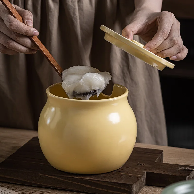 YFY Creative Simple Chili Oil Large Capacity Lard Ceramic High Temperature Resistant Sealed Tank Nordic Lard
YFY Creative Simple Chili Oil Large Capacity Lard Ceramic High Temperature Resistant Sealed Tank Nordic Lard