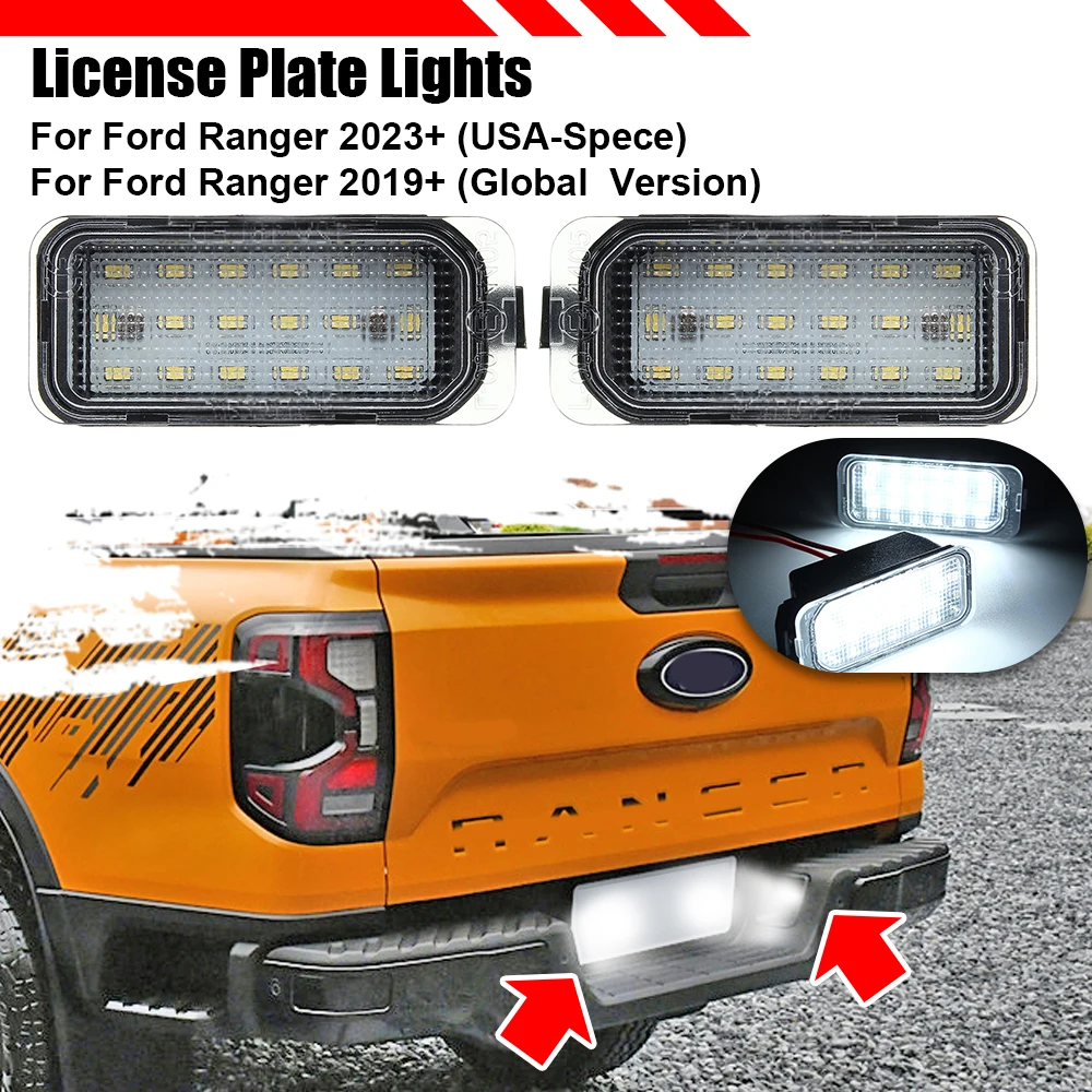 2PCS Rear LED License Plate Light For Ford Ranger Edge Transit Connect Ecosport Auto Lamp Light
2PCS Rear LED License Plate Light For Ford Ranger Edge Transit Connect Ecosport Auto Lamp Light