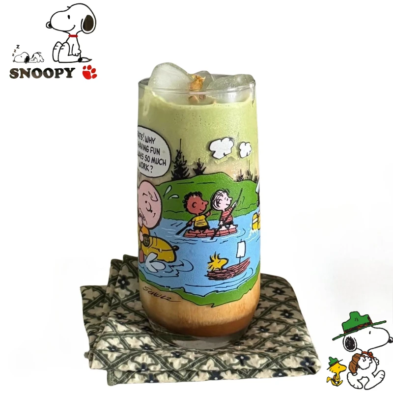 Snoopy Cartoon Cute Glass Water Cup Creative Kawaii Male Female Couple Same Milk Juice Coffee Cup Anime Peripheral Gift
Snoopy Cartoon Cute Glass Water Cup Creative Kawaii Male Female Couple Same Milk Juice Coffee Cup Anime Peripheral Gift