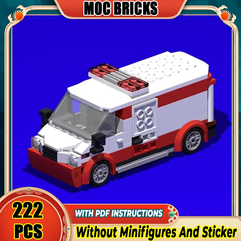 City Cars Model Moc Building Blocks City Ambulance Model Technology Brick DIY Assembly Construction Toy Holiday Birthday Gifts
City Cars Model Moc Building Blocks City Ambulance Model Technology Brick DIY Assembly Construction Toy Holiday Birthday Gifts