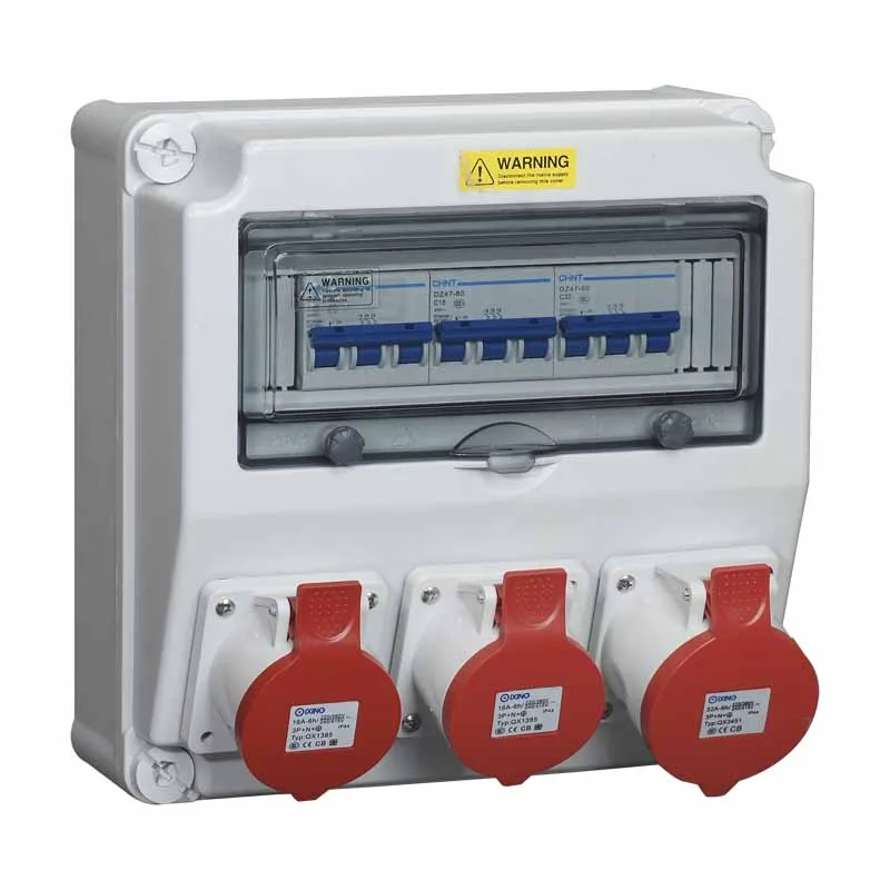 IP65 Waterproof, Dustproof, Flame-retardant Industrial Socket Box, MCB 3P 32A +Three Hole/five Hole Industrial Socket
IP65 Waterproof, Dustproof, Flame-retardant Industrial Socket Box, MCB 3P 32A +Three Hole/five Hole Industrial Socket