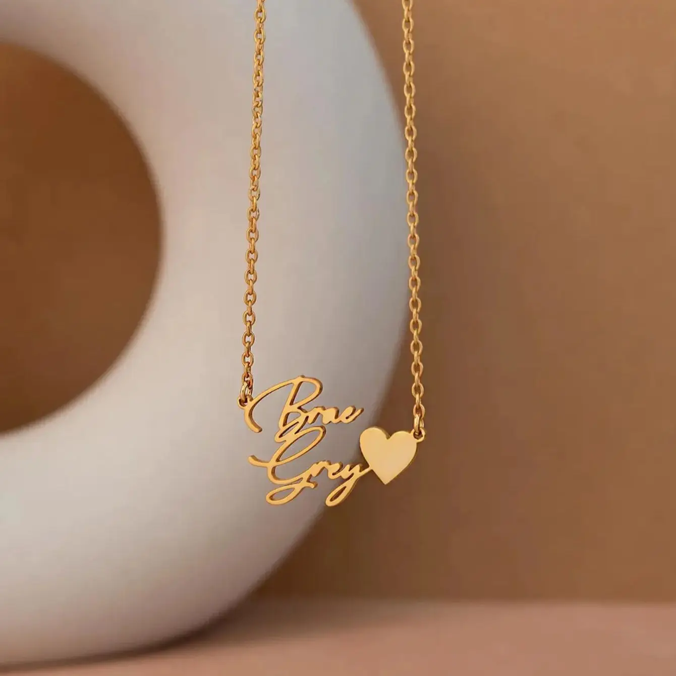 Customized Double Name Necklace with Heart Custom Signature Name Necklace For Women Men Personalized Jewelry Mothers Day Gift
Customized Double Name Necklace with Heart Custom Signature Name Necklace For Women Men Personalized Jewelry Mothers Day Gift