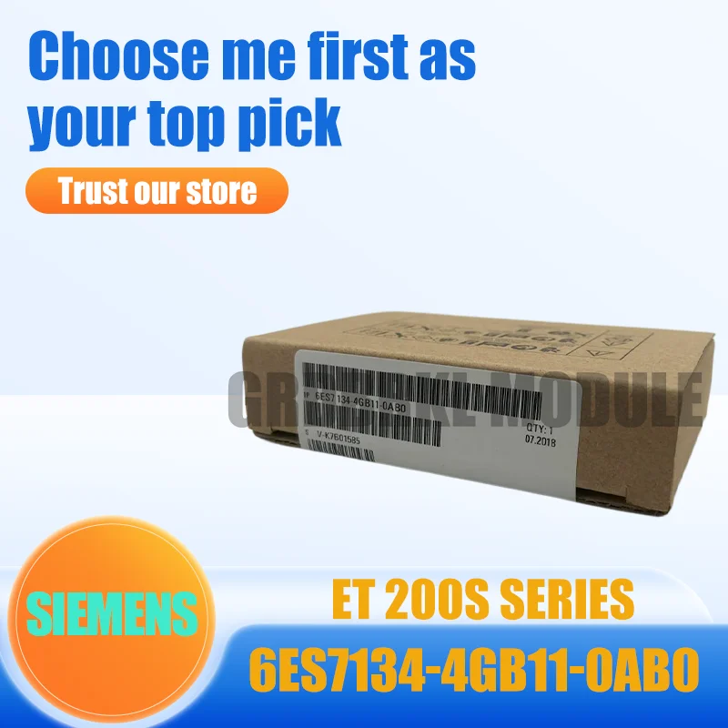 New Original SIEMENS 6ES7134-4GB11-0AB0 6ES7 134-4GB11-0AB0 ET200S Electronics module
New Original SIEMENS 6ES7134-4GB11-0AB0 6ES7 134-4GB11-0AB0 ET200S Electronics module