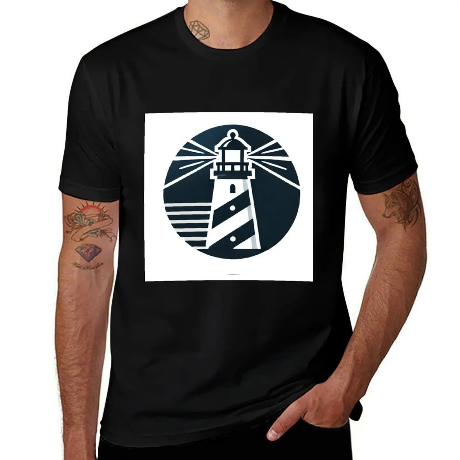 lighthouse black, white T-Shirt Aesthetic clothing basketball graphic tees big and tall t shirts for men
lighthouse black, white T-Shirt Aesthetic clothing basketball graphic tees big and tall t shirts for men