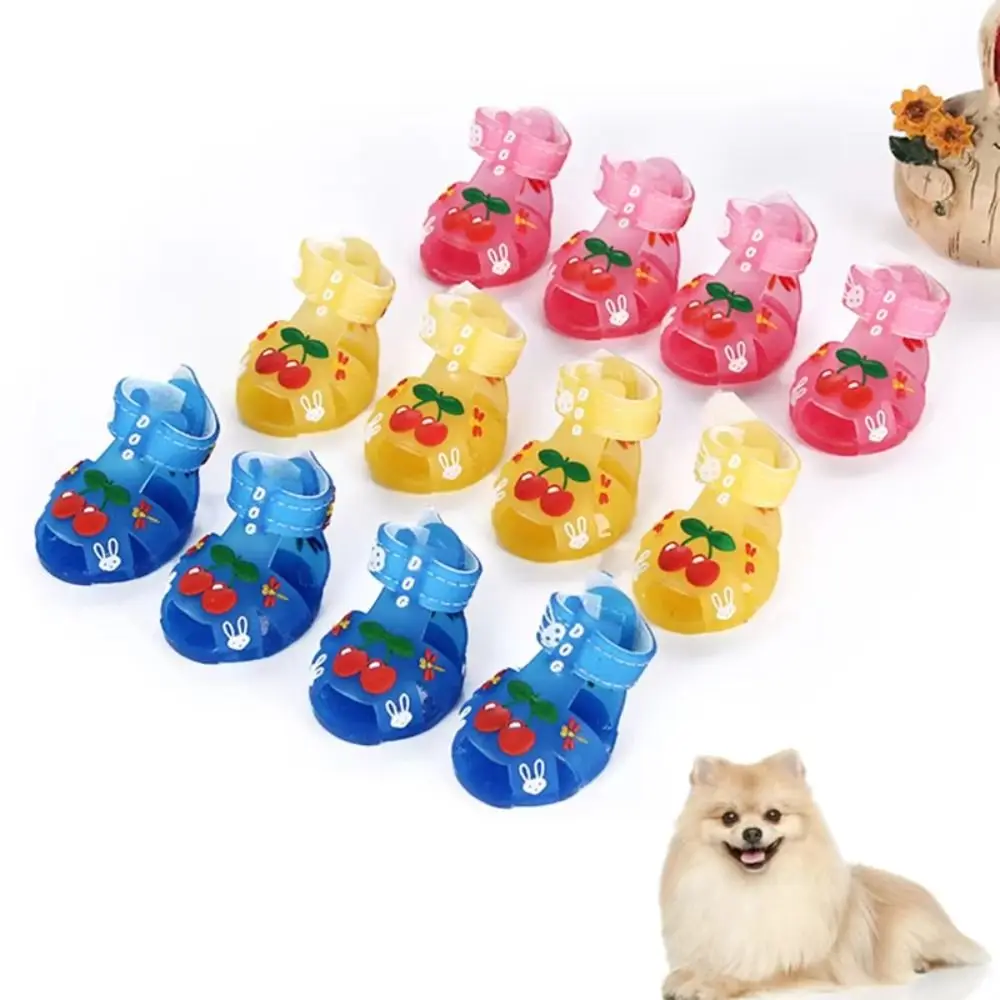 4Pcs/Set Cartoon Dog Summer Jelly Sandals Non-slip Adjustable Hollow Puppy Shoes Waterproof Wear-resistant Breathable Dog Shoes
4Pcs/Set Cartoon Dog Summer Jelly Sandals Non-slip Adjustable Hollow Puppy Shoes Waterproof Wear-resistant Breathable Dog Shoes