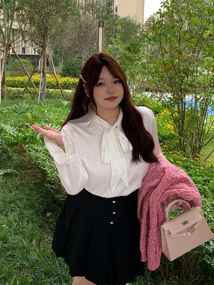 Autumn Winter Knitted Sweater Set with Bow Tie Soft Candy Sle Two Pieces Hong Kong Sle Vintage Knot irt
Autumn Winter Knitted Sweater Set with Bow Tie Soft Candy Sle Two Pieces Hong Kong Sle Vintage Knot irt