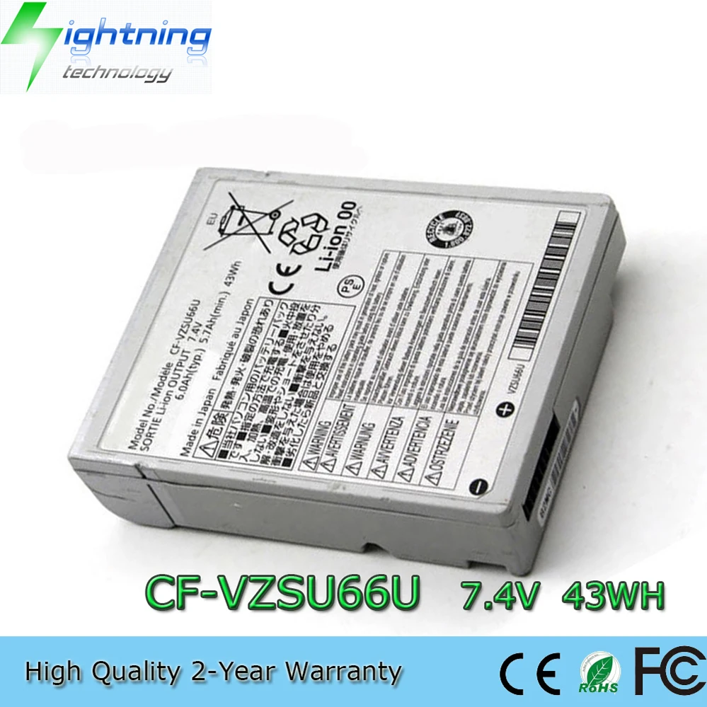 High quality CF-VZSU66U 7.4V 43Wh Laptop Battery for Panasonic Toughbook CF-C1 MK1 MK2 CF-C1MDB21 CF-C1BWFAZ1M
High quality CF-VZSU66U 7.4V 43Wh Laptop Battery for Panasonic Toughbook CF-C1 MK1 MK2 CF-C1MDB21 CF-C1BWFAZ1M