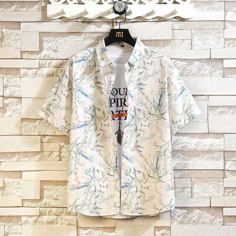 Beach vacation plant 3D printed fabric shirt - Aloha shirt short-sleeved men's summer outdoor quick-drying breathable top
Beach vacation plant 3D printed fabric shirt - Aloha shirt short-sleeved men's summer outdoor quick-drying breathable top