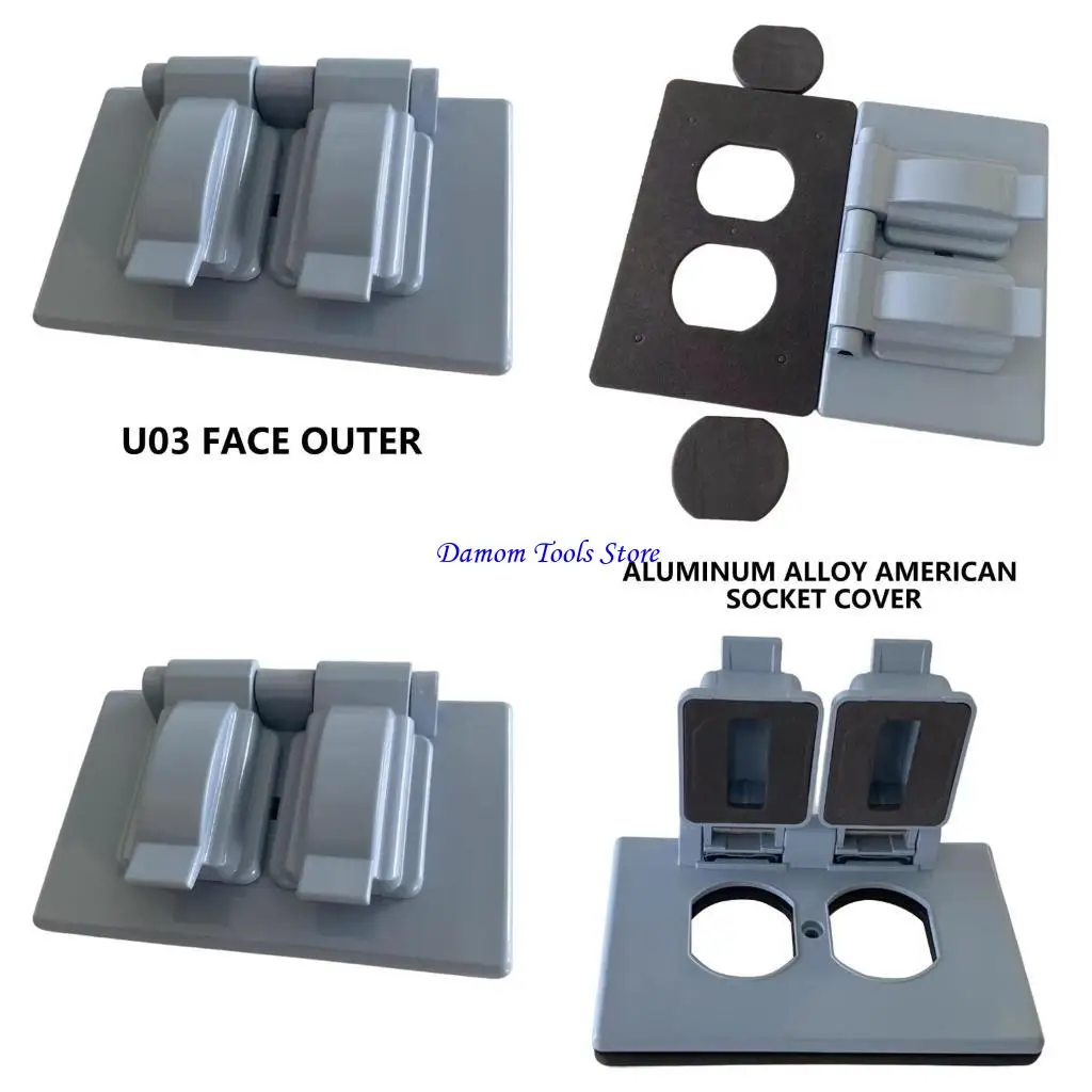 57BE Standard Size Outdoor Duplex Receptacle Cover Elegant Color Thermoplastic
57BE Standard Size Outdoor Duplex Receptacle Cover Elegant Color Thermoplastic