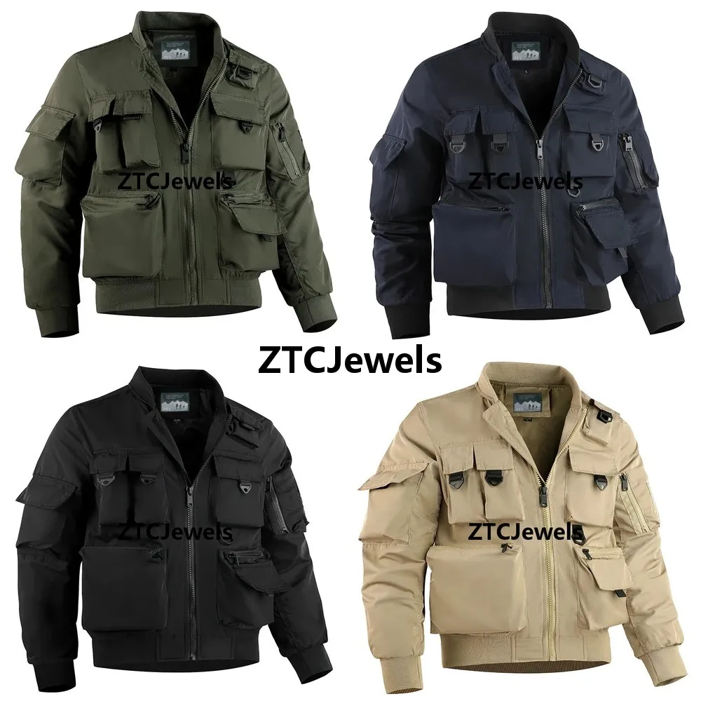 Waterproof Mens Baseball Jacket Winter Outdoor Sports Coat Long Sleeve Casual Multi Pocket Cosplay
Waterproof Mens Baseball Jacket Winter Outdoor Sports Coat Long Sleeve Casual Multi Pocket Cosplay